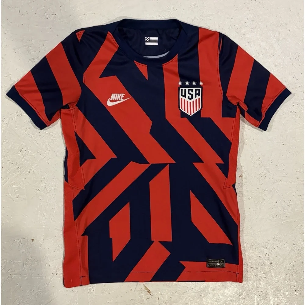 Nike USA USWNT 2021 Away Soccer Jersey Youth Boys Size S World Cup CZ4318-422